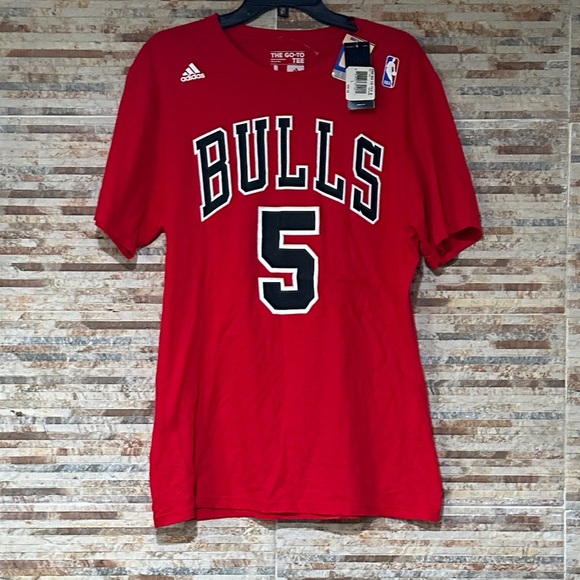 Adidas Bulls Red Basketball Jersey - Picture 1 of 4